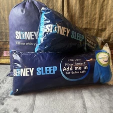 Sidney Sleep Excess Foam Filler X 2 + Full Unused Bag To Add To Your Pillow