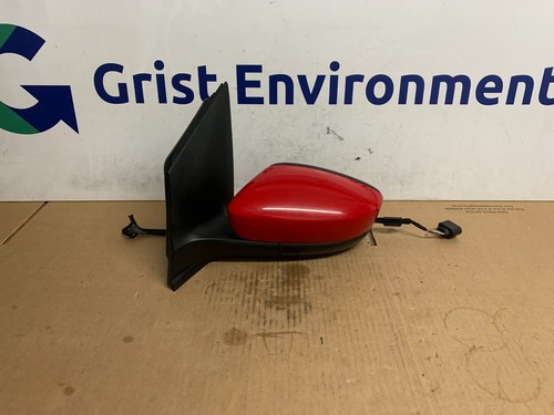 Skoda Citigo MK1 2014 lado del pasajero puerta izquierda espejo retrovisor eléctrico rojo (C1) - Imagen 2 de 12