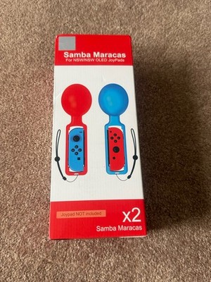Samba Maracas Joy-Con Accessories for Nintendo Switch OLED JoyPads 2pc