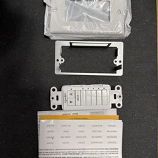 Somfy 1810813DecoFlex Wirefree RTS Wall Switch, 5-Channel, White