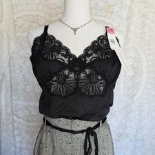Vintage Shadowline Lace Cami Deadstock NWT Whimsigoth Fairy