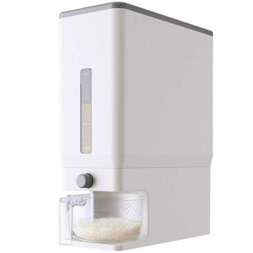 Lifewit Rice Dispenser 25 Lbs, Rice Storage Container Sealed Moisture Proof - Picture 13 of 20
