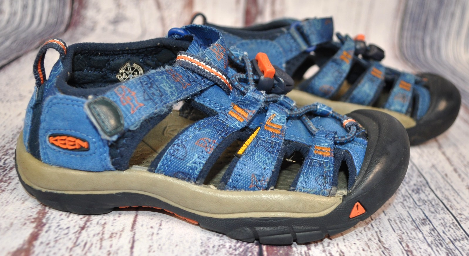 Sandali Keen bambino piccolo US 11 EU 29 blu con arancione Newport H2 escursionismo in acqua