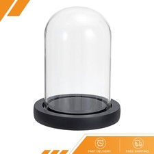 4.7"x3.1" Clear Cloche Glass Dome Bell Jar Display Case Tabletop Centerpiece