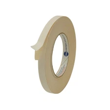 Intertape Double Sided Flatback Paper Tape (591): 1/2 in. x 36 yds. (Beige)