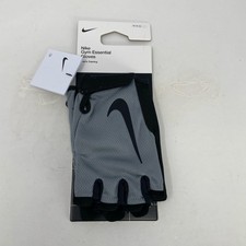Nike Men's Gym Essential Fitness Gloves M Gray/Black