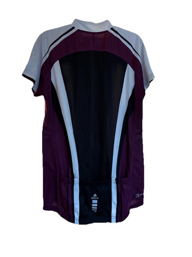 Camicia ciclismo OCK Bike Wear viola e bianca XL - Foto 4 di 6