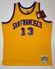 Authentic Mitchell & Ness 1962-63 Swingman Jersey Men's Chamberlain XL Warriors