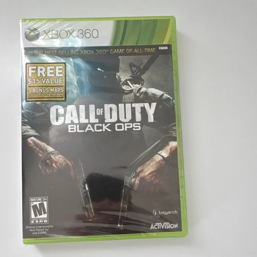 Activision Call of Duty: Black Ops Xbox 360 Multiplayer Online M-Mature Manual