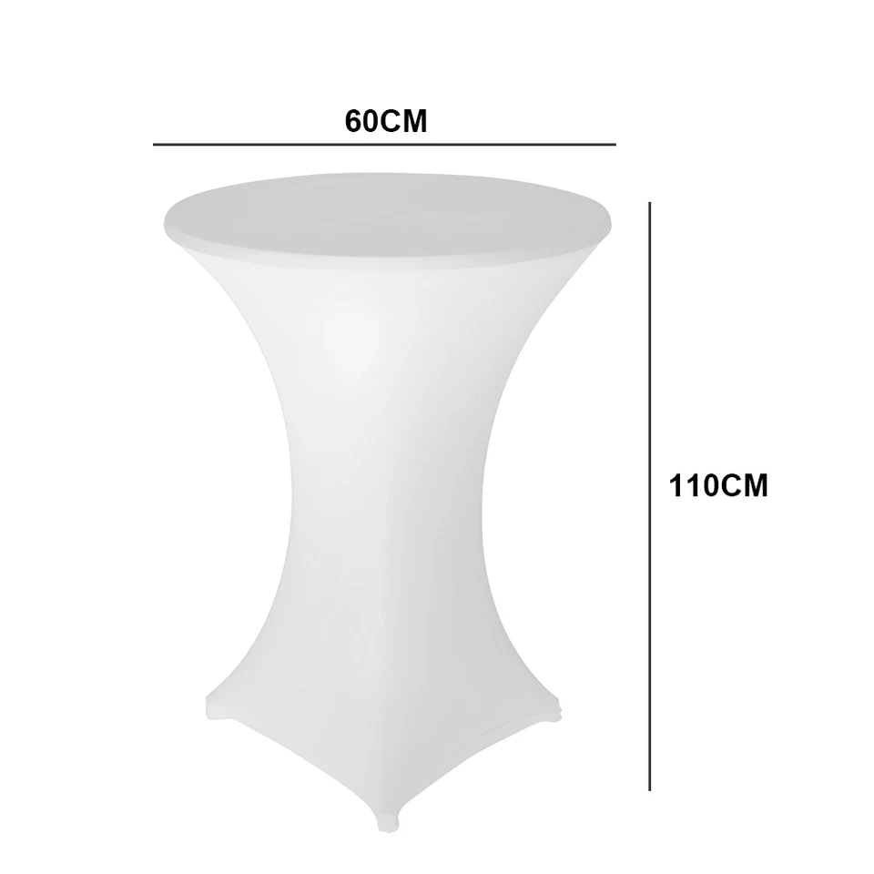 Stretch Stehtisch Husse Für Bistrotisch Ø 60 70 80 cm Elegante Maschinenwäsche - Bild 2 von 4