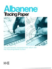 1970s K&E Keuffel Esser Tracing Paper Albanene Sales Brochure RARE