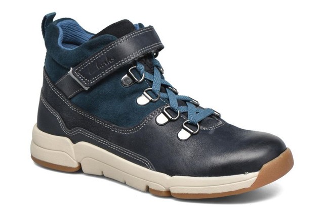 clarks boots kids blue