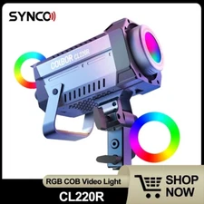 Colbor CL220R RGBWW 200W LED Video Light COB Continuous Lighting 2700K-6500K