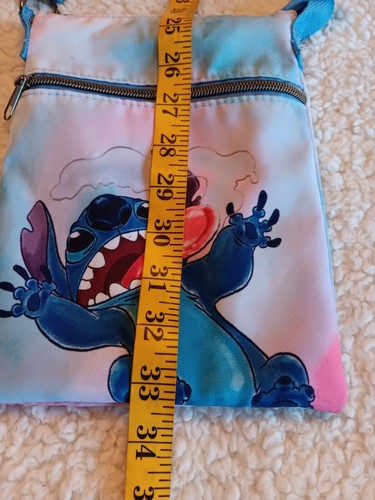 Loungefly Disney Lilo & Stitch Licking Passport Crossbody Bag Purse - Picture 9 of 10
