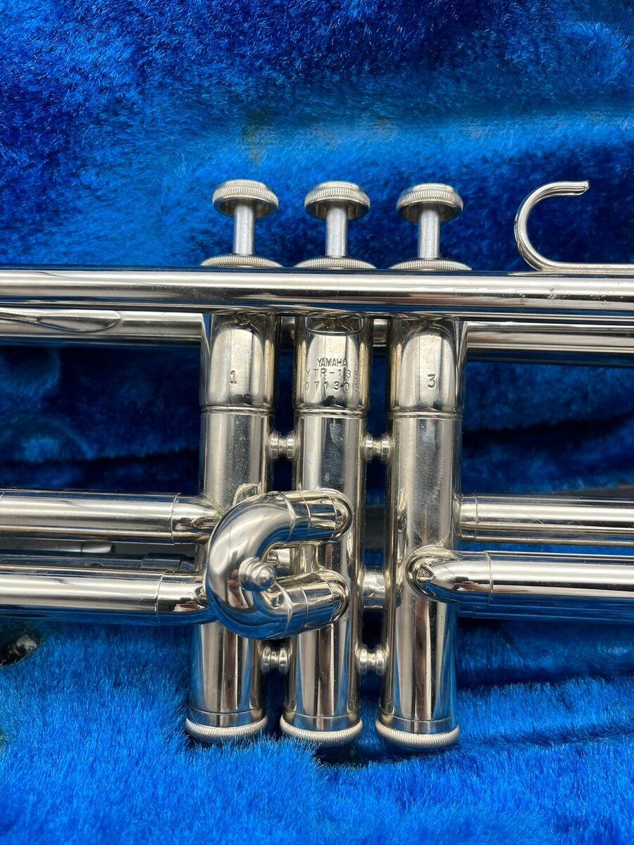 YAMAHA YTR-135 Trumpet Silver Color with Hard Case Used | eBay YAMAHA YTR-135 Trumpet Silver Color with Hard Case Used | eBay