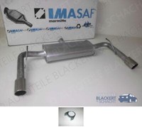 Imasaf ESD Auspuff Endtopf für Alfa Giulietta 1.8 Tbi + 2.0 JTM 2010-