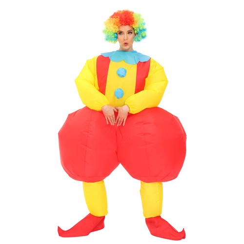 16 Styles Adult Inflatable Clown Blow Up Costume Cosplay Animal Fancy Dress UK - Picture 16 of 28