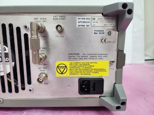 Analizador de red de alta velocidad HP E5100B 10 kHz a 300 MHz, salida RF 1/2, R, A - Imagen 18 de 18
