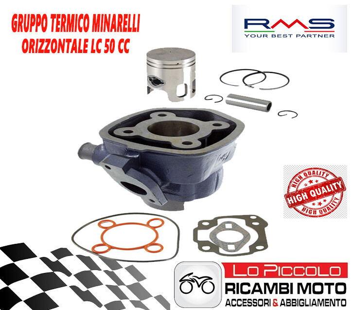 GRUPPO TERMICO 50 MINARELLI ORIZZONTALE CILINDRO PISTONE APRILIA