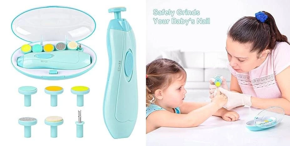 Cortauñas eléctrico para bebés lima de uñas segura para bebés cortauñas. neuvo.
Opens in a new windo