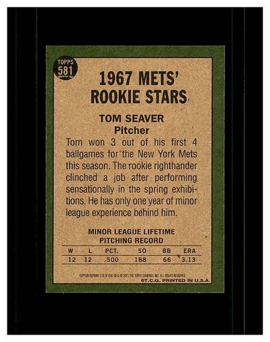 TOM SEAVER YOU PICK SEE SCANS OF EVERY CARD ALL TOM SEAVER CARDS ODD BALL METS - Bild 171 von 183