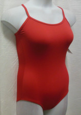 Eurotard 44819 in red Ladies Extra large adjustable strap camisole
