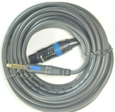 CHOSEAL High Grade Balanced Audio / Video Cable 6M / 20 FT. 1/4'' - XLR