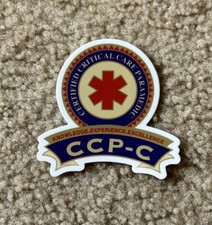 Critical Care Paramedic CCP-C Vinyl Sticker Free Shipping