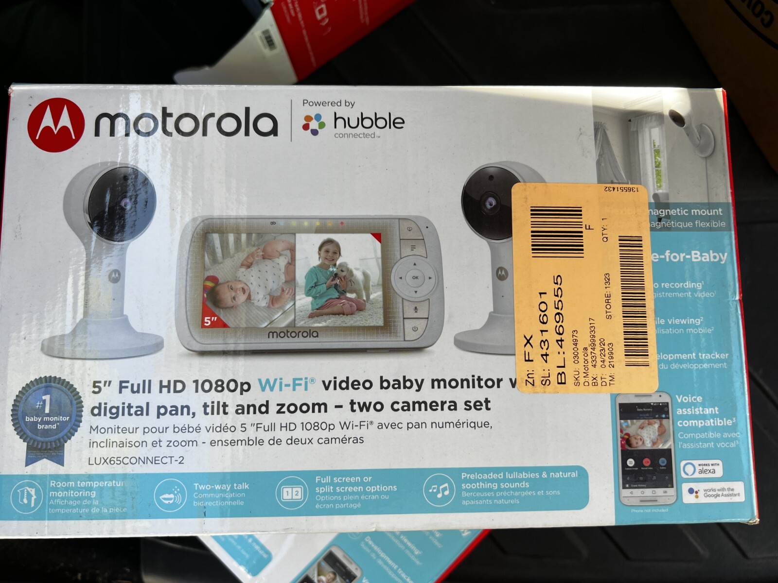 5 inch Video Baby Monitor 