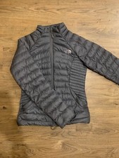 North Face Womens 700 Heather Grey Puffer Duck Down Jacket - Size Xs
