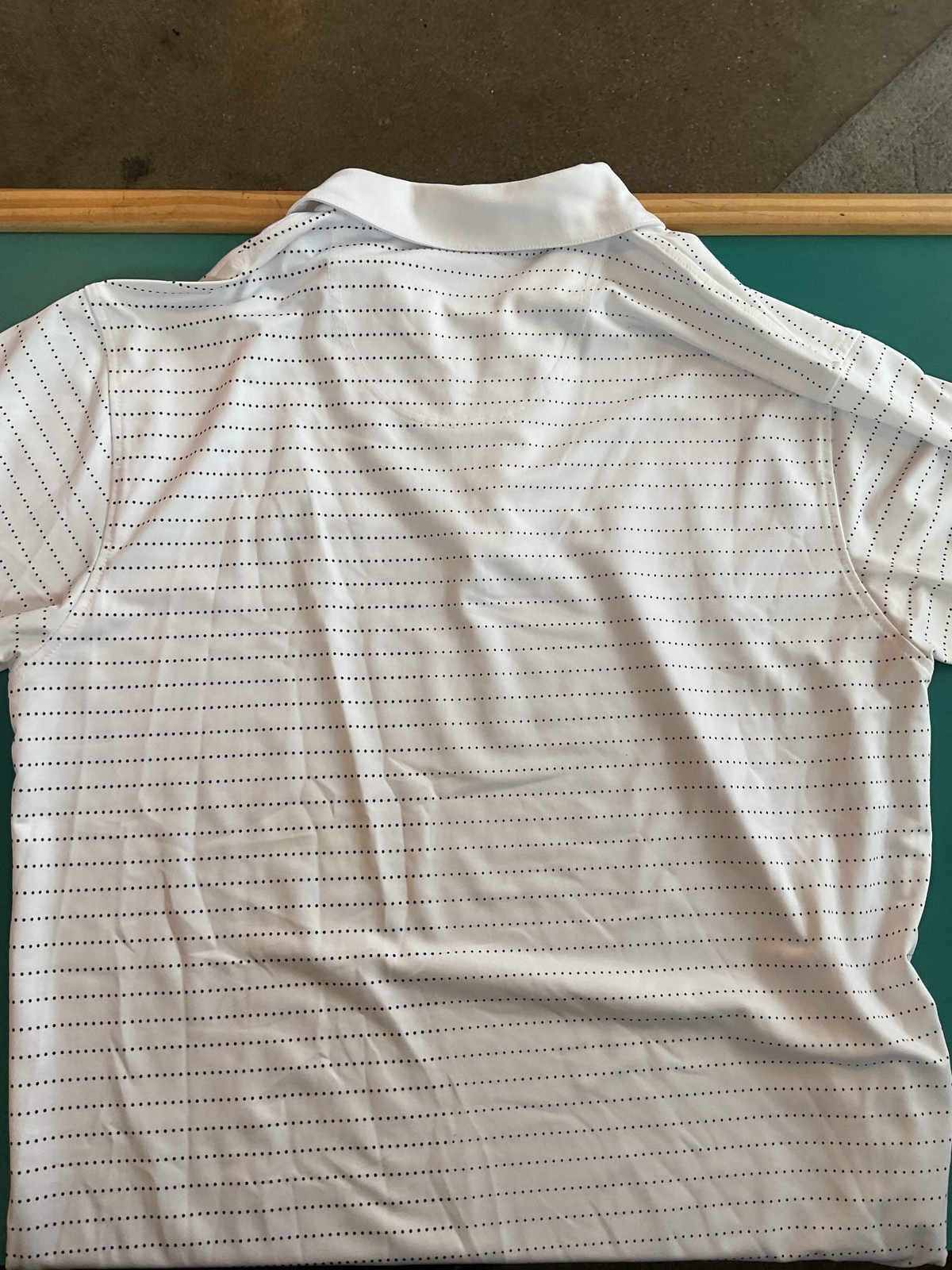 Comfortable Pebble Beach White Performance Polo S… - image 2