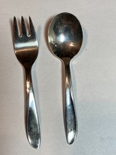 VINTAGE HOLMES  EDWARDS IS DEEPSILVER BABY CHILD SPOON  FORK