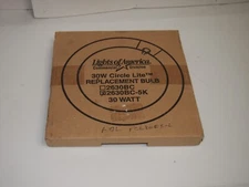 Lights Of America 30 Watt Circle Bulb 9 Inch Model 2630BC New
