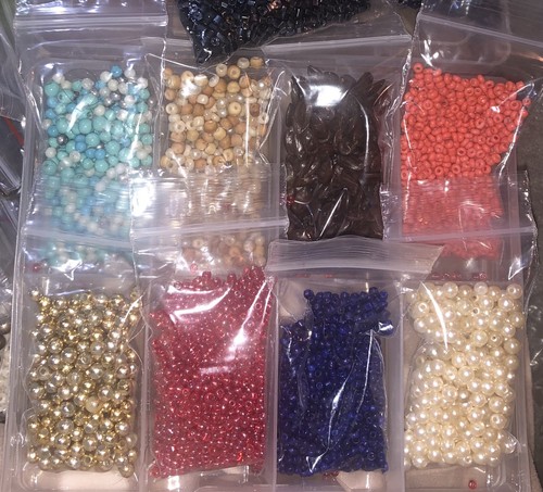 Craft Clear Out BEADS SEEDS JEWELLERY MAKING ART Card Craft MIXED SHAPES SIZES - Picture 5 of 11