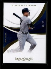 GIANCARLO STANTON 2018 IMMACULATE COLLECTION #56 RARE BASE CARD SP #/99 AH8493
