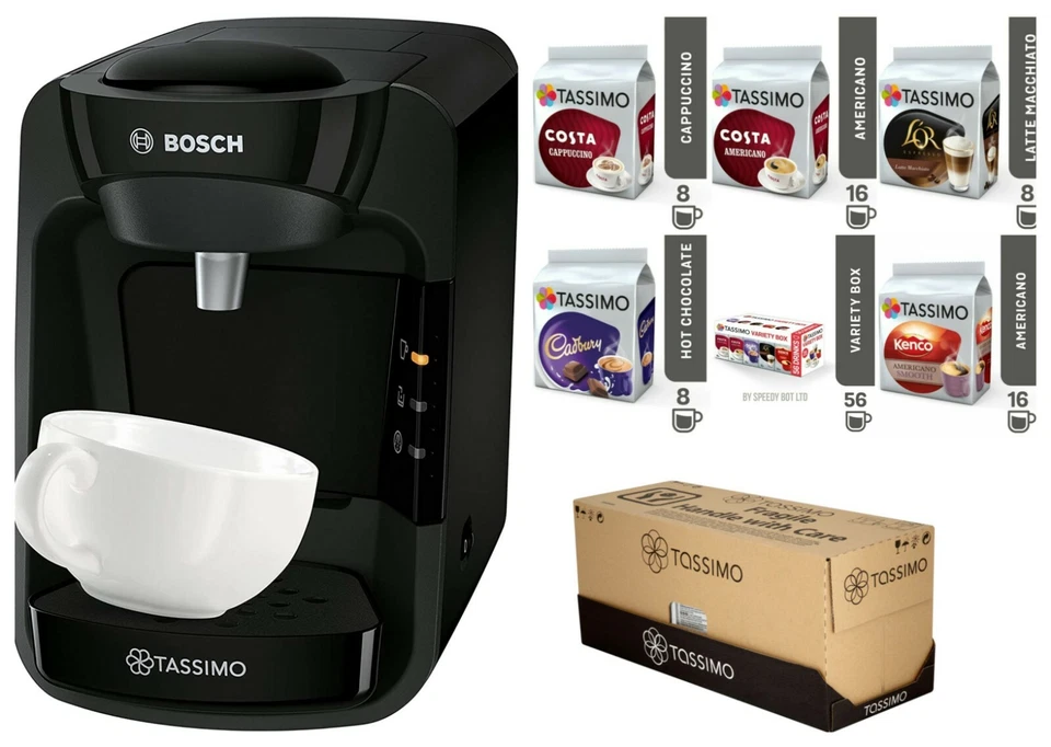 Tassimo Bosch Suny TAS3102GB Sonderedition und Getränkesorte 56 Getränkekapseln - Bild 2 von 4