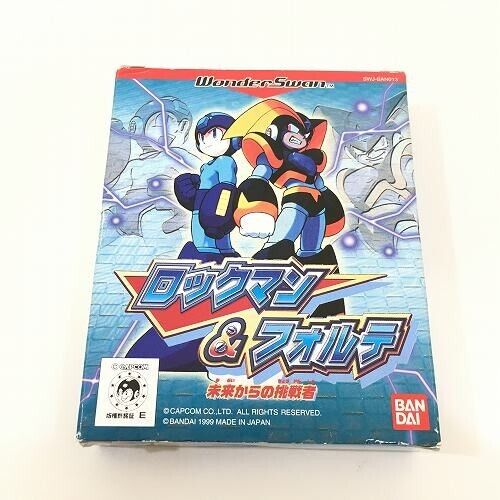 Bandai 1999 Rockman & Forte Mega Man & Bass Wonder Swan Juego Retro Japonés - Imagen 1 de 7