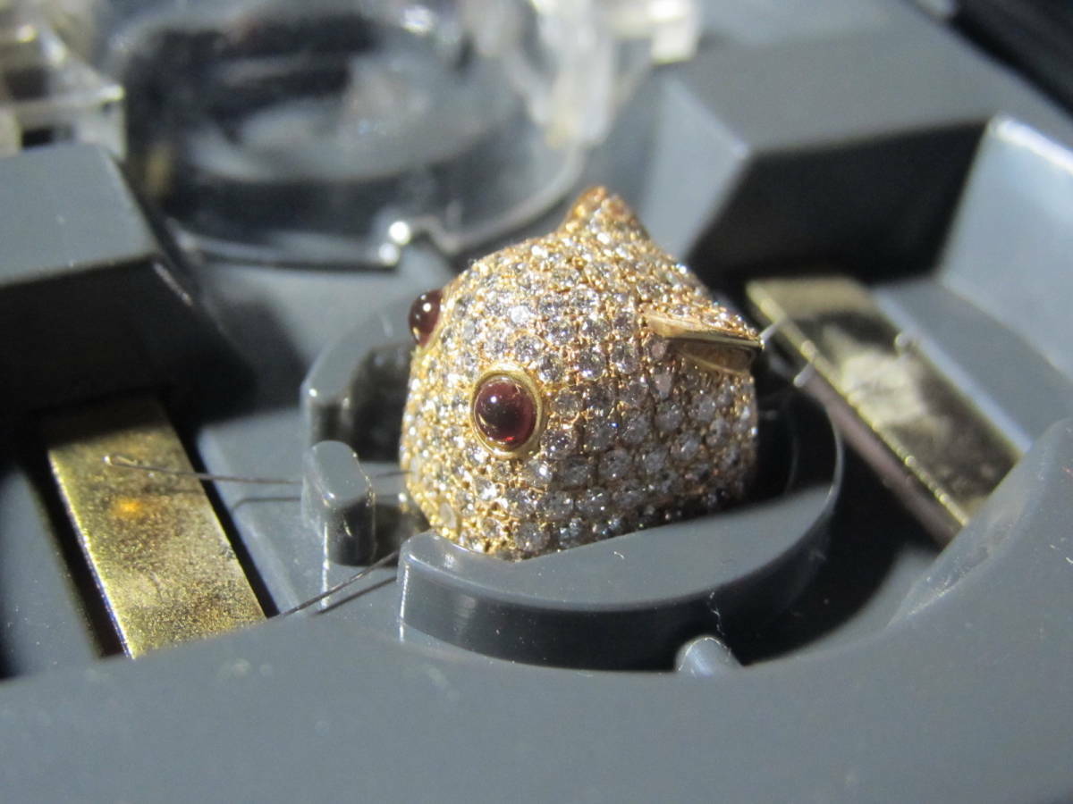 EPSON Micro Robot Mush Kun EMRoS Guinness Book K18 Gold Diamond