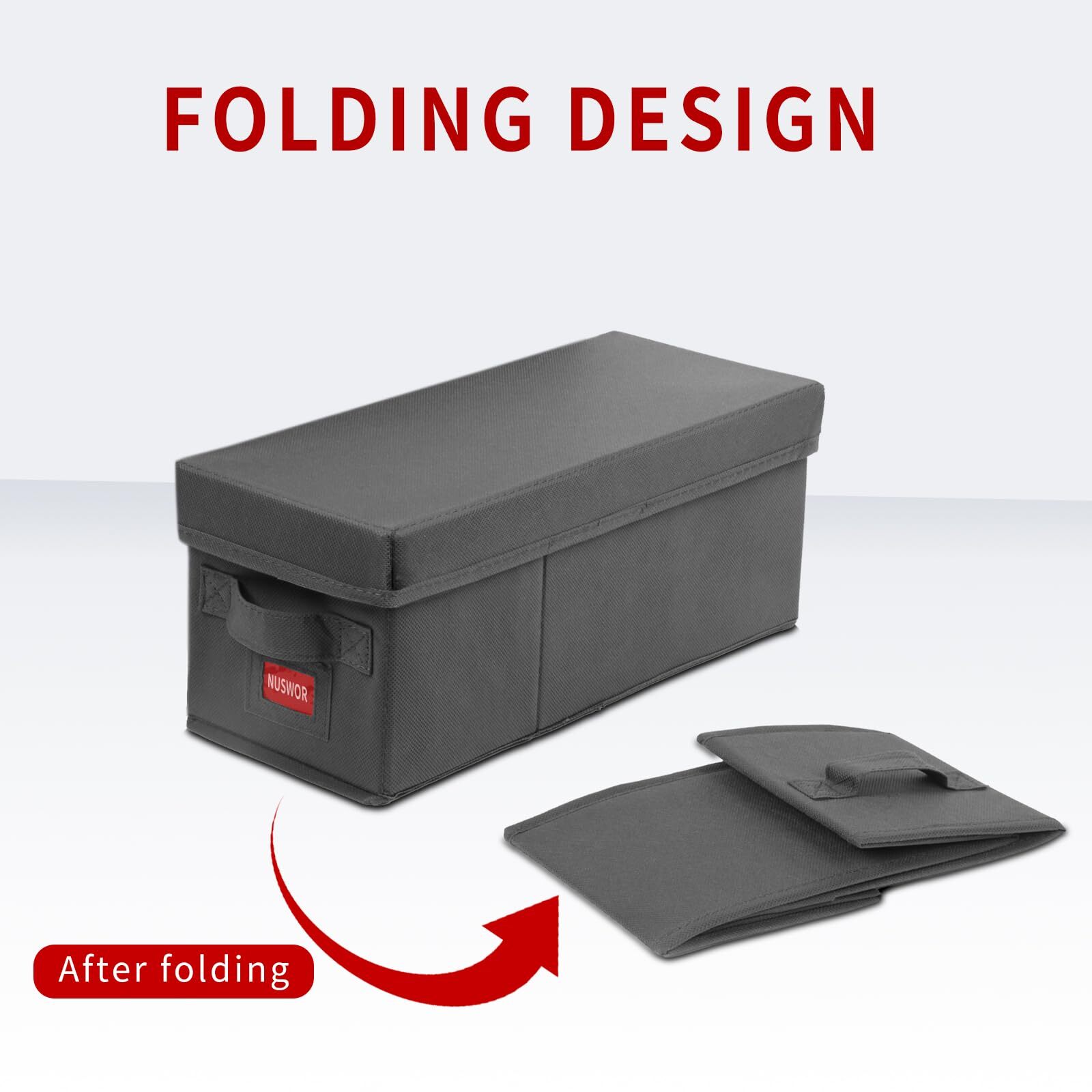 2 Pack CD Storage Box CD Case Container w/ Lids Holds 30 CDs in Full ...