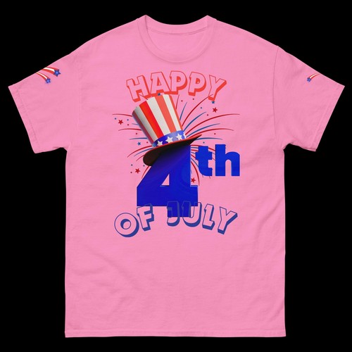 "USA Flag 4th of July Shirt Unisex Patriotic American Independence Day Tee Gift - Picture 14 of 17