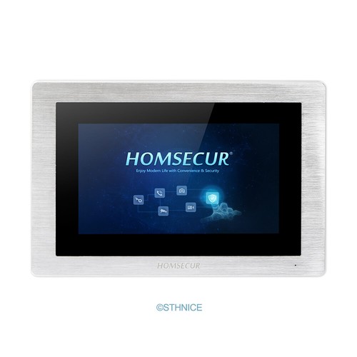 HOMSECUR 7" Kit Interphone Vidéo Appel Entrée Menu Français Pour Sécurité Maison - Bild 5 von 9