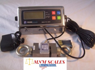 Crane Scale 3000 lb x 0.1 lb,ST-3k S type Load cell,Digital Indicator,NEW