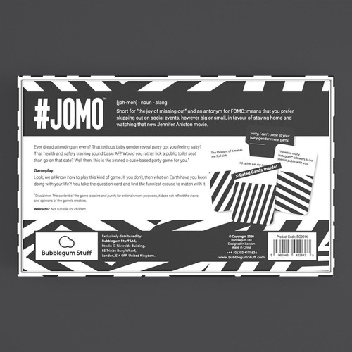 JOY OF MISSING OUT A Party Game of Obscene Excuses #JOMO Brand New - Picture 8 of 12