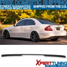 Fits 03-09 Mercedes Benz W211 E-Class Rear Trunk Spoiler Wing ABS Matte Black