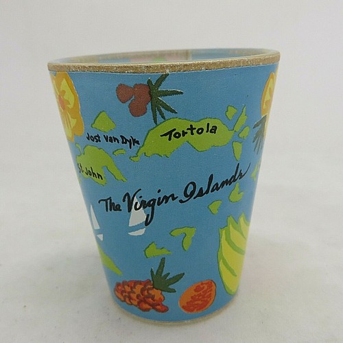 US Virgin Islands shot glass
