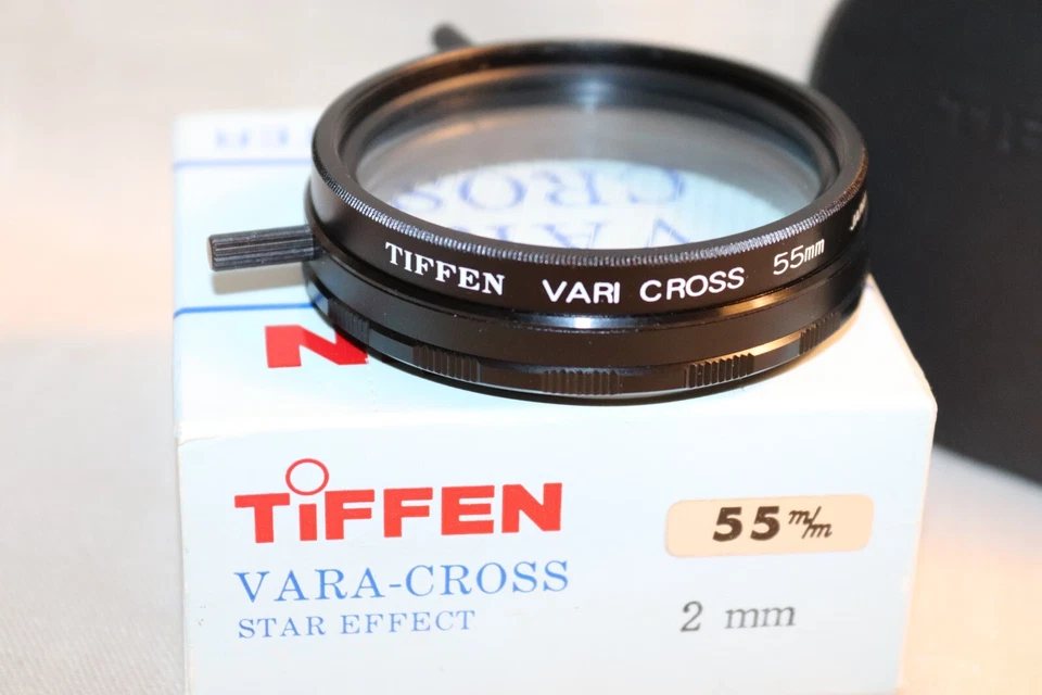 New TIFFEN 55mm VARA-Vari CROSS Screen FILTER Japan 55mm PARALLEL SCREENS Varied - Image 2 of 4