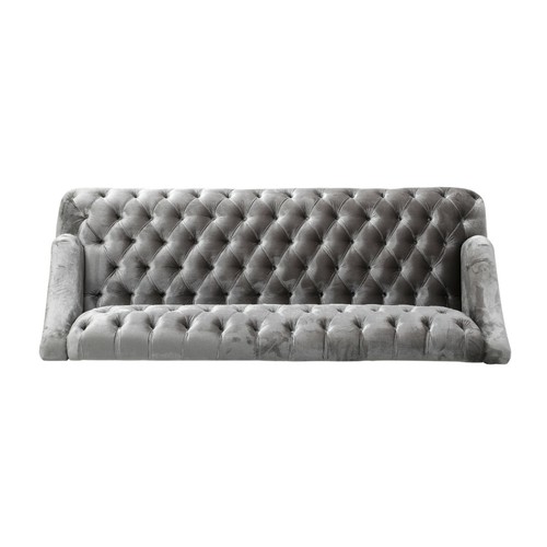 Kayleigh Modern Glam Tufted Velvet 3 Seater Sofa - Picture 28 of 36