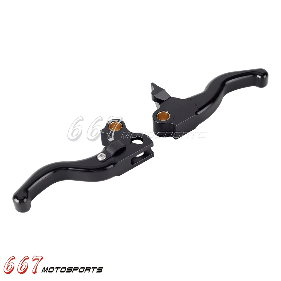 For 1996-2007 Harley Touring Street Glide Electra Glide Road King Hand Levers - Image 3 of 4