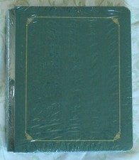 Creative Memories 8 X 10 Evergreen Reflections Scrapbook Album With Gold Trim