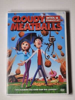 Cloudy With a Chance of Meatballs (DVD, 2009) new Sealed w/tear See Pictures